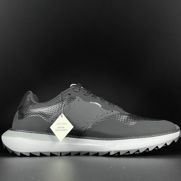 Cole Haan GrandPro Ashland Golf Men’s 10 M Black/Sheet Spikeless Athletic Shoes - Picture 5 of 8